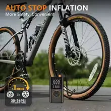 Wireless Air Compressor 150PSI Air Pump Portable Digital Tire Inflator with USB Output for Car Motorcycle Bicycle Ball