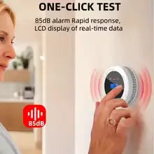 CHZHVAN 2 in 1 Smoke Detector Carbon Monoxide Detector,Smoke Alarm with Display 85dB Alarm Fire Alarm for Kitchen,House 1 sold byCPVAN Store (184 sold )