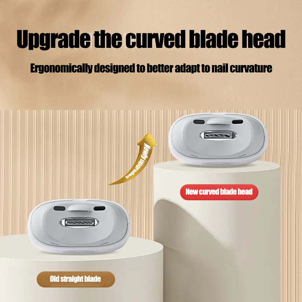 Seemagic Electric Automatic Nail Clipper Pro Infrared Protection Upgrade Cutter Head LED Light Nail Trimmer for Adult & Baby