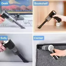 Portable Car Vacuum 2900000PA | 4-in-1 Wireless USB Charging Cleaner 2026
