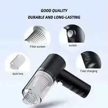 Portable Car Vacuum 2900000PA | 4-in-1 Wireless USB Charging Cleaner 2026